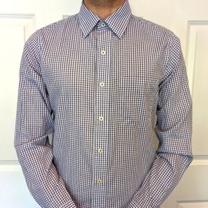 Purple Checkered Button Down Shirt
